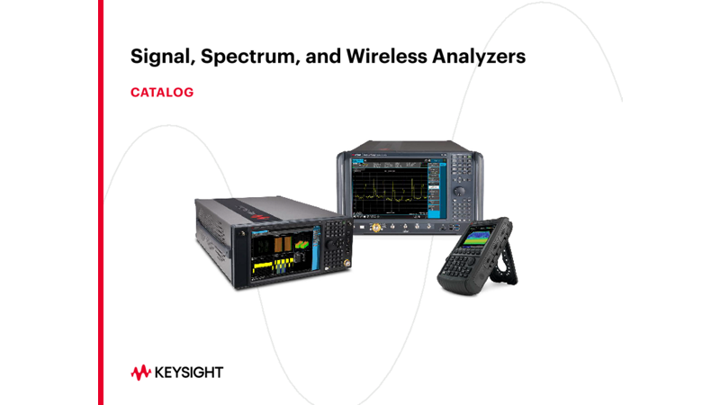 Signal, Spectrum and Wireless Analyzers Catalog